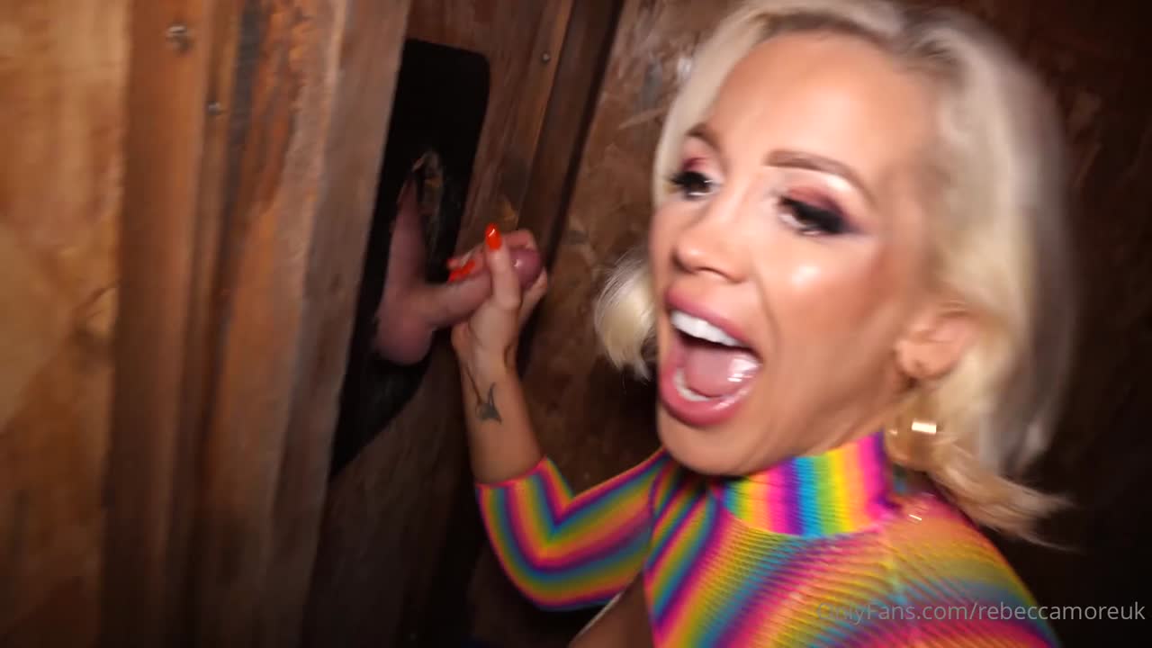 Onlyfans – Rebecca More Glory Hole Experience