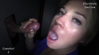 Gloryhole Swallow – Dana 17 Cumshots Compilation From 2 Visits Porn Video