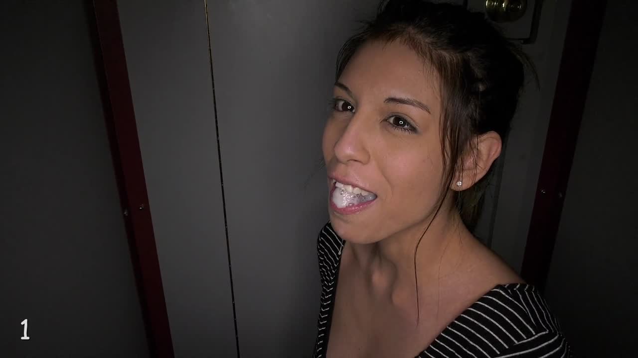 Gloryhole Swallow – Soraya Hot Giggly Latina Messy Blowjobs 1st Visit Porn Video