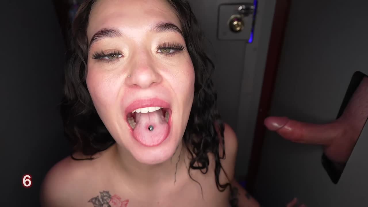 Gloryhole Swallow – Tessa Violet Pregnant Cum Slut 5th Visit Porn Video