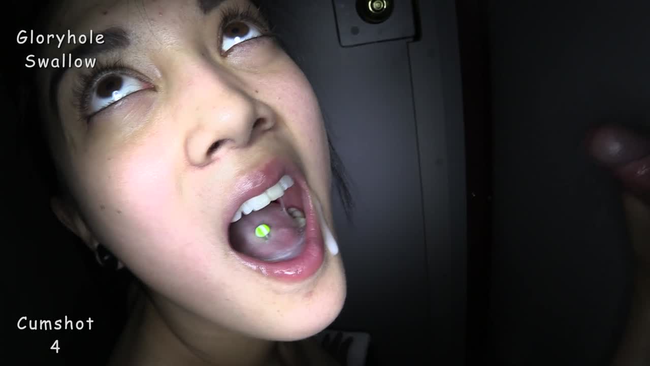 Gloryhole Swallow – Jiani Knows How To Put Her Tongue Stud To Good Use 3rd Visit Porn Video