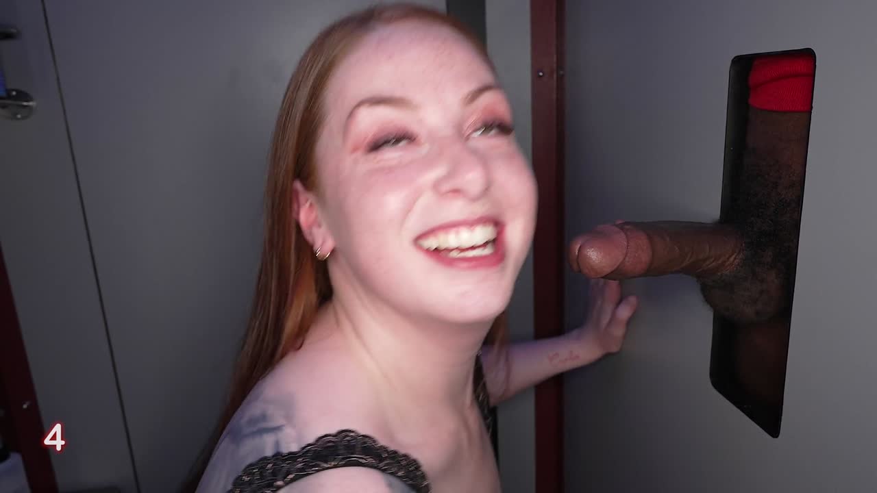 Gloryhole Swallow – Allison Bloom PAWG Redhead Keeps Getting Nastier Each Time 2nd Visit Porn Video