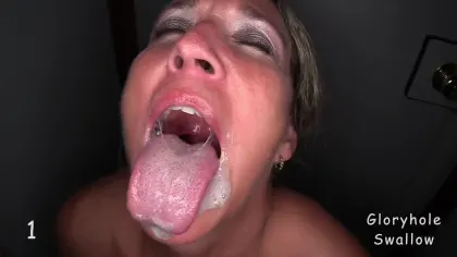 Gloryhole Swallow – Blonde Milf Lacey B 1st Visit