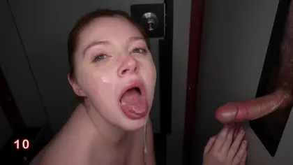Gloryhole Swallow – Eve Bardot Shy And Slightly Nervous Chubby Girl Gets Some Real Cum Swallow Training 1st Visit Porn Video