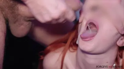 Forgivemefather – Redhead Party Girl Wants The Money And Cum