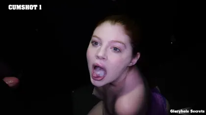 Gloryhole Secrets – Eve Bardot Pulls Down Her Top And Kneels With Her Mouth Wide Open To Experience More Cocks 1st Visit Porn Video