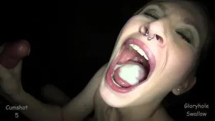 Gloryhole Swallow – Cumslut Rina 2nd Visit