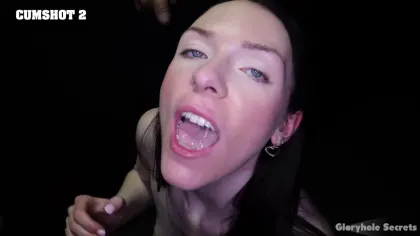 Gloryhole Secrets – Celestina Blooms Just Taking These Lucky Random Guys Off 2nd Visit Porn Video