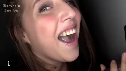 Gloryhole Swallow – Penny 1st Visit