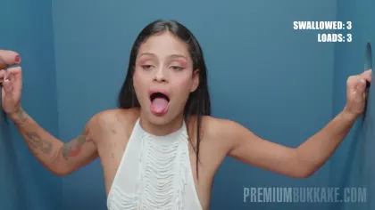 Premium Bukkake – Breiny Zoe Glory Hole Visit Porn Video