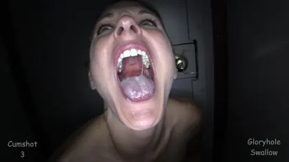Gloryhole Swallow – Trysh Couldnt Get Enough Strangers To Satisfy Her Cum Craving 1st Visit Porn Video