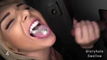 Gloryhole Swallow – Bailey All 40 Cumshots Compilation