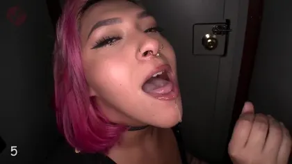 Gloryhole Swallow – Red Haired Cumslut