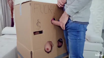 Sandra Wellness Makeshift Cardboard Gloryhole