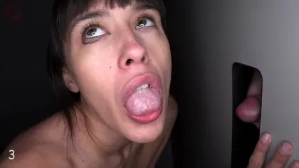 Gloryhole Swallow – Tabor Tiny Spinner Chick Gets Off On Being Used Orally 1st Visit Porn Video