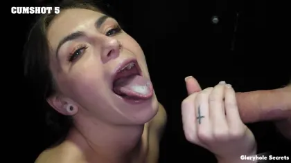 Gloryhole Secrets – Thalia Rae 9 Cumshots Compilation 1st Visit Porn Video