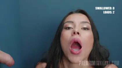 Premiumbukkake – Rousse Black Gorgeous Skinny Brunette 1st Glory Hole Porn Video