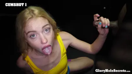 Gloryhole Secrets – Chloe Cherry Swoops Down And Is Ready For Some Blow Actions 1st Visit Porn Video