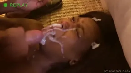 Africancasting – Big Facial Ebony Vicky